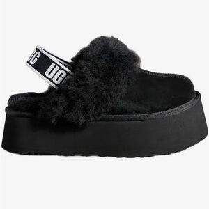 UGG  Funkette Platform Slippers - Black
